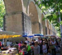 Le marché et l'aqueduc de Saint Clément - Le marché des Arceaux, Montpellier